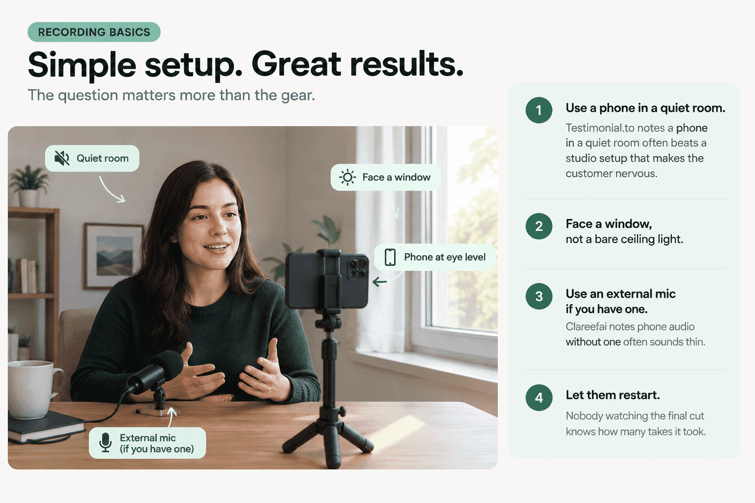 Screenshot of the recorder